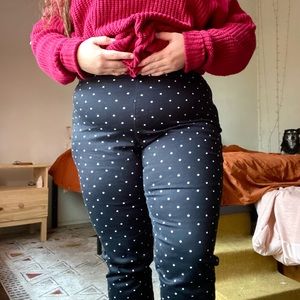 Plus Size Polka Dot Pants Old Navy Size 18